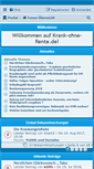 Mobile Screenshot of krank-ohne-rente.de